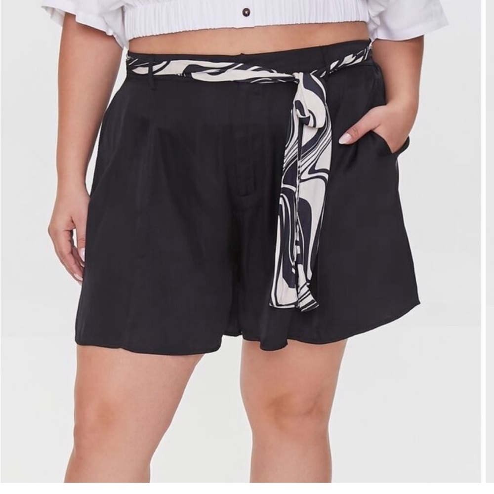 Forever 21 Black High Waist Shorts